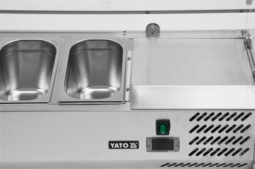 Yato Gastro hűtővitrin 6x1/4 gn 140x33,5x43,5cm