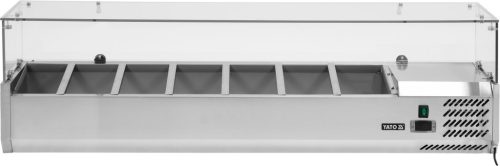 Yato Gastro hűtővitrin 7x1/4 gn 150x33,5x43,5cm