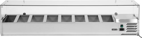 Yato Gastro hűtővitrin 8x1/4 gn 180x33,5x43,5cm