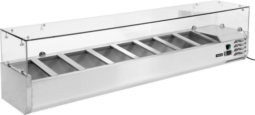 Yato Gastro hűtővitrin 8x1/4 gn 180x33,5x43,5cm