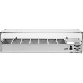Yato Gastro hűtővitrin 7x1/3 gn 160x39,5x43,5cm