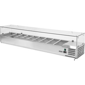 Yato Gastro hűtővitrin 9x1/3 gn 200x39,5x43,5cm