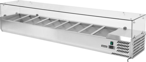 Yato Gastro hűtővitrin 9x1/3 gn 200x39,5x43,5cm