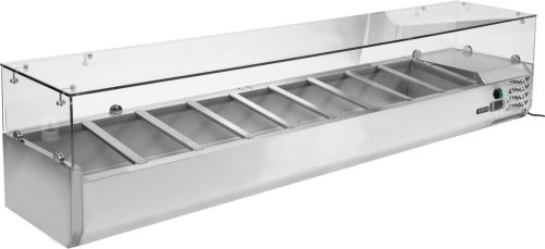 Yato Gastro hűtővitrin 9x1/3 gn 200x39,5x43,5cm