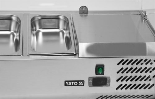 Yato Gastro hűtővitrin 9x1/3 gn 200x39,5x43,5cm