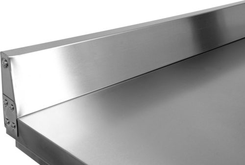 Yato Gastro rozsdamentes acél asztal hátsó peremmel 1500X700X850 mm