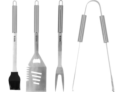 Yato grillkészlet 4 db rozsdamentes acél