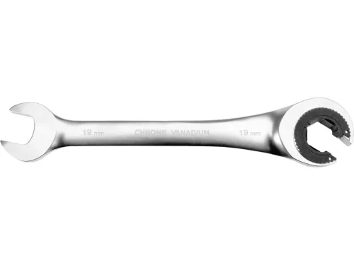 Yato racsnis csillag-villáskulcs, félig nyitott 19 mm