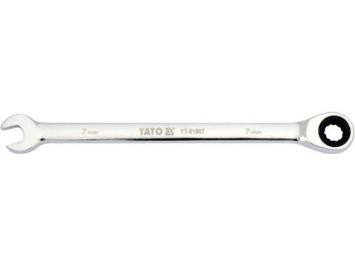 Yato racsnis csillag-villáskulcs 7 mm / 130 mm 72T