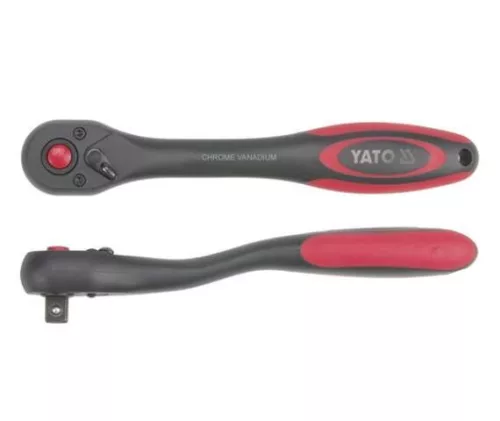 Yato racsnis hajlított hajtószár 1/4" 144 mm 72T