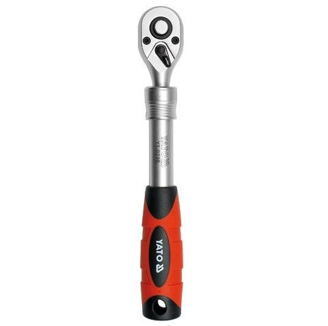 Yato racsnis teleszkópos hajtószár 3/8" 215-315 mm 72T