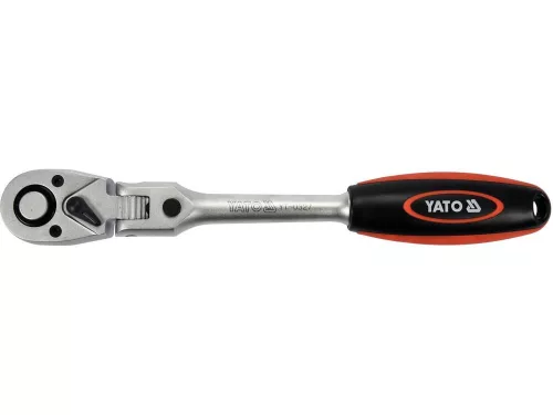 Yato racsnis hajtószár 1/2" 290 mm 72T csuklós ±90°