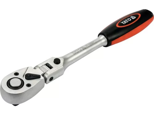 Yato racsnis hajtószár 1/2" 290 mm 72T csuklós ±90°