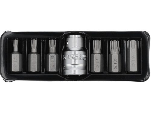 Yato torx 7 részes Bit készlet, 30 mm - 1/2 col