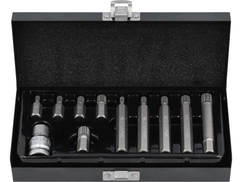 Yato spline Bit készlet, 30/75 mm 1/2 col - 11 részes