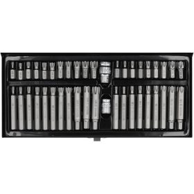 Yato torx bit készlet 42 részes (1/2" T20-T70+RIBE)