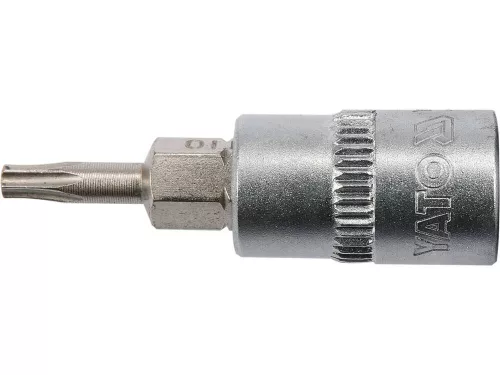 Yato torx 10 bithegy dugófejjel, 1/4 col - CrV