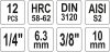 YATO Bithegy dugófejjel Torx Tamperp. 12 r. (1/4 col L=37mm T8-T30, 3/8 col L=48mm T40-T55)