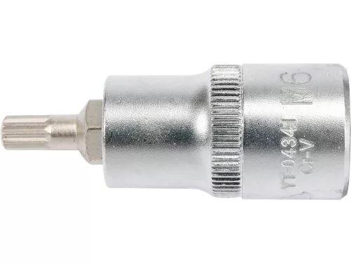 Yato spline bithegy dugófejjel, 1/2 col - CrV - M6