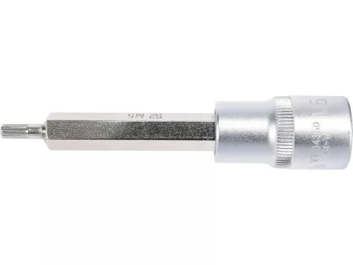 Yato spline bithegy dugófejjel, 1/2 col - CrV - hosszított - M5