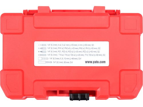 Yato ütésálló bit készlet 37 db-os