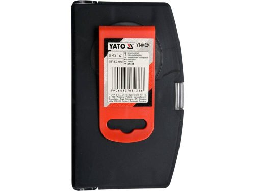 Yato bithegy 59 részes készlet (PZ, PH, TORX, HEX, Flat, Lapos, S, C, TW, TS)