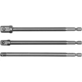 Yato dugókulcs adapter készlet 3 részes 1/4" Hex 1/4", 3/8", 1/2" négyszög CrV