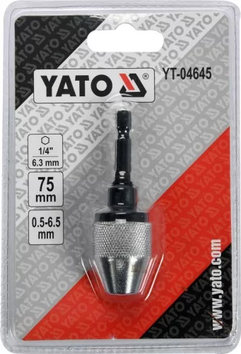 Yato fúrótokmány 0,5-6,5 mm 1/4" Hex gyorstokmány