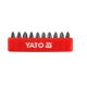 Yato bithegy készlet 10 részes PZ2 x 25 mm