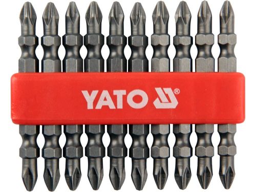 Yato bithegy készlet kétvégü 10 részes PH2 x 65 mm