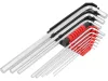 Yato hosszú imbuszkulcs készlet 9 részes 1,5-10 mm CrV