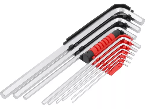 Yato hosszú imbuszkulcs készlet 9 részes 1,5-10 mm CrV