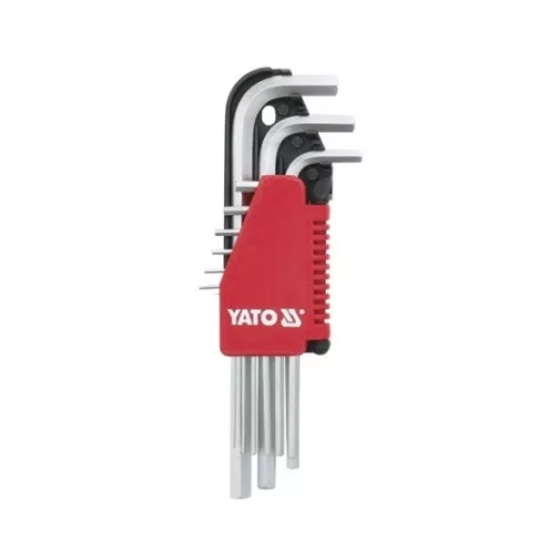 Yato hosszú imbuszkulcs készlet 9 részes 1,5-10 mm CrV