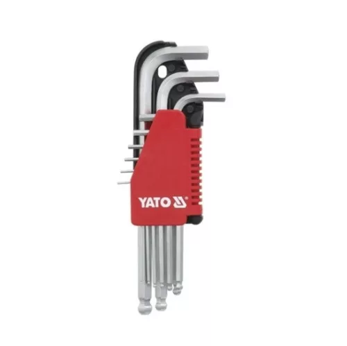 Yato imbuszkulcs készlet 9 részes 1,5-10 mm CrV
