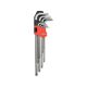 Yato hosszú torx kulcs készlet 9 részes T10-T50 CrV