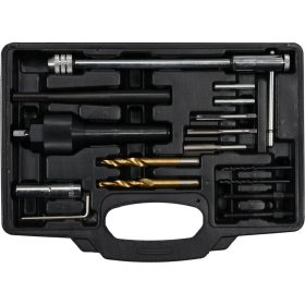 Yato sérült izzítógyertya kiszedő készlet 16 részes 3/8" CrV