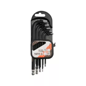 Yato gömbfejű imbuszkulcs készlet 10 részes 1,27-10 mm S2