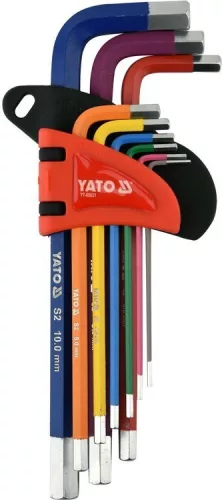 Yato hosszított imbuszkulcs készlet 9 részes 1,5 - 10 mm S2