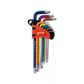 Yato hosszú torx kulcs készlet 9 részes T10 - T50 S2