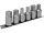 Yato olajleeresztő kulcs készlet 6 részes 3/8", 1/2", 8 mm, 10 mm, 12 mm, 14 mm 3/8" CrV