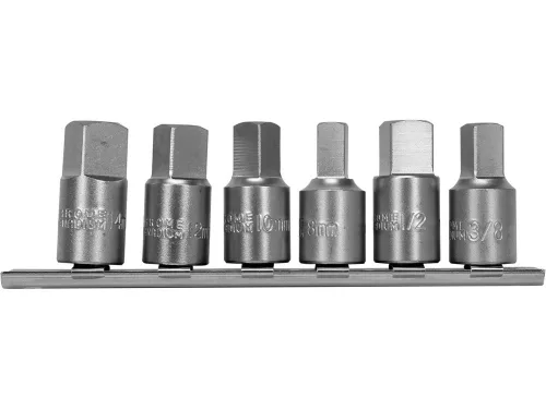 Yato olajleeresztő kulcs készlet 6 részes 3/8", 1/2", 8 mm, 10 mm, 12 mm, 14 mm 3/8" CrV