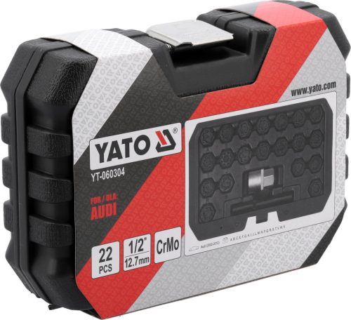 Yato biztonsági csavar kulcskészlet 22 részes