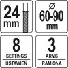 Yato vezérműtengely lánckerék és szíjtárcsa lehúzó 60-90 mm