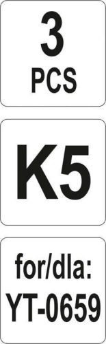 Yato tartalék pengék YT-0659 szélvédőkivágó késhez (3 db/cs)