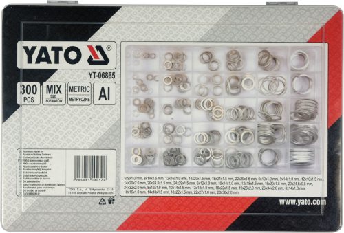 Yato alumínium alátét készlet 300 részes