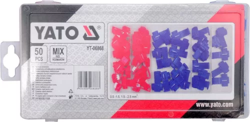 Yato elektromos gyorscsatlakozó készlet 50 részes