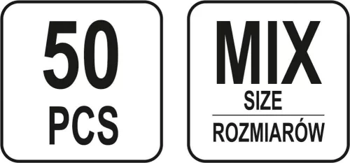 Yato elektromos gyorscsatlakozó készlet 50 részes