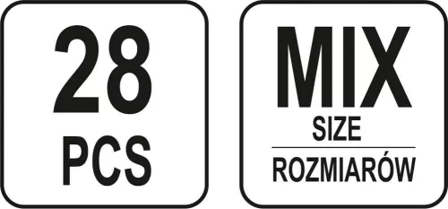 Yato krokodilcsipesz készlet 28 részes