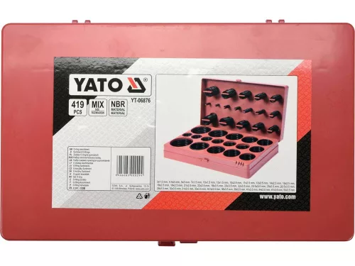 Yato o-gyűrű készlet 419 részes