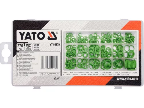 Yato o-gyűrű készlet légkondikhoz 270 részes